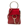 Chloé Mini Calfskin and Suede Faye Bracelet Bag Secondhand