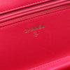 Chanel CC Quilted Velvet Wallet on Chain Secondhand