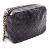 Chanel CC Diamond Quilted Lambskin Tassel Camera Bag Secondhand