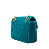 Gucci Small GG Marmont Matelasse Velvet Shoulder Bag Secondhand