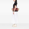 Celine Medium Tricolor Leather Trapeze Satchel Secondhand