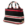 Prada Small Canvas Canapa Logo Stripes Tote Secondhand