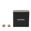 Secondhand Chanel CC Gold Plated Crystals Push Back Earrings