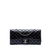 Chanel CC Quilted Patent East West Wallet On Chain Secondhand