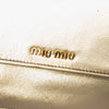 Miu Miu Metallic Leather Top Handle Wallet Bag Secondhand