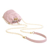 Secondhand Chanel Mini Quilted Calfskin About Pearls Drawstring Bucket Bag