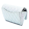 Chanel CC Quilted Iridescent Lambskin Sunglasses Case with Chain Secondhand