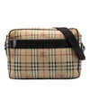 Burberry Haymarket Check Coated Canvas Messenger Bag Secondhand