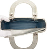 Secondhand Dior Small Metallic Grained Calfskin Cannage My ABCDior Lady Dior