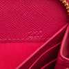 Prada Saffiano Zip Around Long Wallet Secondhand