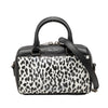 Saint Laurent Toy Leather Leopard Print Classic Duffle Satchel Secondhand