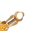 Chanel CC Gold Plated Turn Lock Clip on Earrings Secondhand