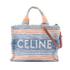 Celine Small Canvas Cabas Thais Satchel Secondhand