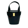 Ferragamo Leather Vara Bow Top Handle Bucket Bag Secondhand
