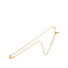 Louis Vuitton Gold Plated Essential V Necklace Secondhand