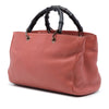Gucci Medium Calfskin Bamboo Shopper Satchel Secondhand