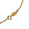 Chanel CC Gold Plated Round Medallion Pendant Necklace Secondhand