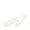 Dior Gold Plated Strass Pendant Necklace Secondhand