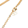 Dior Gold Plated Strass Pendant Necklace Secondhand