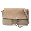 Chloé Small Suede and Calfskin Faye Crossbody Secondhand