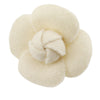 Chanel Wool Camellia Brooch Secondhand