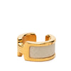 Hermès Gold Plated and Epsom Olympe Ear Cuff Secondhand