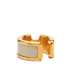 Hermès Gold Plated and Epsom Olympe Ear Cuff Secondhand