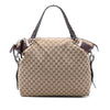 Gucci Large GG Canvas Bamboo Bar Tote Secondhand