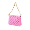 Secondhand Louis Vuitton Bicolor Monogram Embossed Lambskin Coussin PM