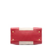 Prada Saffiano Trimmed Canvas Canapa Logo Satchel Secondhand