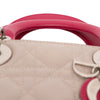 Secondhand Dior Mini Tricolor Lambskin Cannage Lady Dior