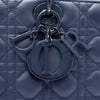 Dior Large Ultra Matte Calfskin Cannage Lady Dior Secondhand