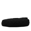 Chanel Medium Quilted Perforated Jersey Single Flap Secondhand