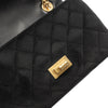Chanel Reissue 2.55 Quilted Velvet Single Flap Secondhand