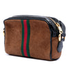 Secondhand Gucci Mini Suede Web Ophidia Crossbody