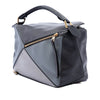 LOEWE Medium Tricolor Calfskin Puzzle Satchel Secondhand