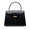Gucci Smooth Calfskin Bamboo Top Handle Bag Secondhand