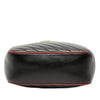Gucci Small GG Marmont Matelasse Diagonal Leather Torchon Bamboo Satchel Secondhand
