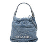 Secondhand Chanel Mini Denim Studded 22 Handbag