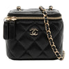 Chanel Mini Quilted Lambskin Vanity Case with Chain Secondhand