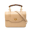 Gucci Calfskin Turnlock Bamboo Top Handle Bag Secondhand