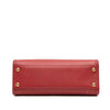 Secondhand Prada Soft Calf Trimmed Saffiano Lux Satchel