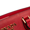 Secondhand Prada Soft Calf Trimmed Saffiano Lux Satchel
