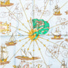 Hermès Vaisseaux et Fregates Silk Scarf  90 Secondhand