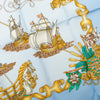 Hermès Vaisseaux et Fregates Silk Scarf  90 Secondhand