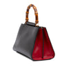 Gucci Mini Nappa Bamboo Web Nymphaea Top Handle Bag Secondhand