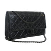 Chanel Glazed Quilted Aged Calfskin So Black Reissue 2.55 Double Flap 226 Secondhand