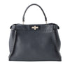 Fendi Medium Leather Selleria Peekaboo Iconic Satchel Secondhand