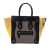 Celine Micro Tricolor Leather Luggage Tote Secondhand