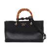 Gucci Medium Calfskin Bamboo Shopper Satchel Secondhand